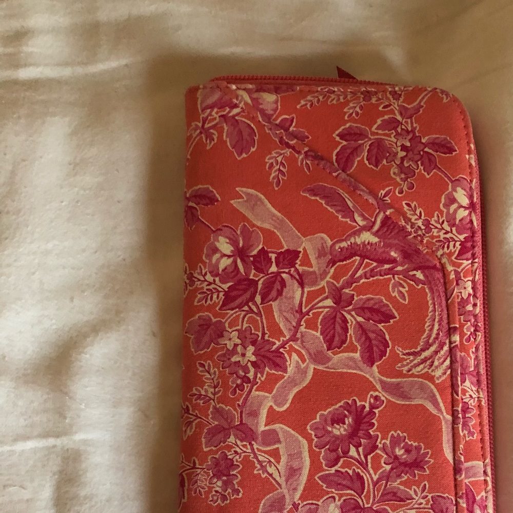 Vera Bradley travel wallet